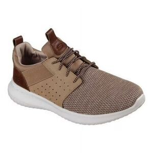 Skechers Delson-Camben Tan Khaki Casual Sneakers Men Size 11.5